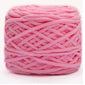 Soft Velvet Yarn Chenille Yarn for Crocheting &Knitting Super Bulky 150g(a single skein of yarn is ample for crafting a single slipper）