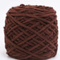 Soft Velvet Yarn Chenille Yarn for Crocheting &Knitting Super Bulky 150g(a single skein of yarn is ample for crafting a single slipper）