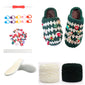 DIY Handmade Christmas Crochet Slipper Material Set/Finished Crochet Slipper(Free Tutorial)- (15%off on sale)