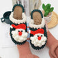 Christmas DIY Handmade Crochet Slipper Material Set