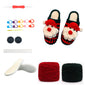 Handmade Santa Patterns Crocheting Slippers/DIY Material Set -Free Tutorial Guide(15%off)